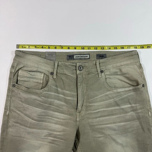 BKE Buckle Mens Jake Straight Jeans Mid Rise - Picture 7 of 9